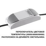 Превью фото №6  NOVOTECH 359880 WIR NT26 000 черный Светильник встраиваемый с переключателем цв. температуры IP20 LED 18W 100-265V 3000К/4000К/6000К LANTE