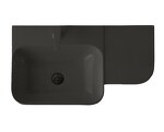 Превью фото №1  Раковина 40820 Althea Cover раковина подвесная 80x46  Матовый черный Plus-Ton®