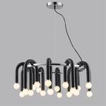 Превью фото №3  Люстра LUMION 5699/20 MODERNI LN23 000 чёрный, хром Люстра E14 20*60W 220V CASPIAN