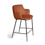 Превью фото №9  Top concept Стул полубарный София, иск.кожа soft-touch, терракот