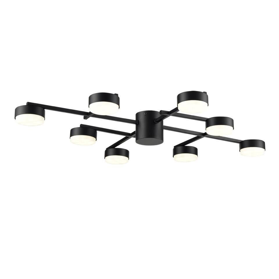 Фото №7  Люстра LUMION 8186/8C COMFI LN26 247 черный, металл Люстра потолочная LED GX53 8*7W 220V DABRA