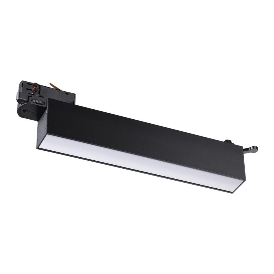 Фото №2  NOVOTECH 358837 PORT NT22 260 черный Светильник трехфазный трековый светодиодный IP20 LED 4000K 18W 220V ITER
