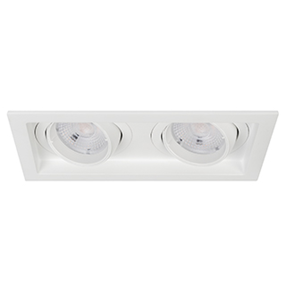 Фото №1  Arlight Светильник MS-VORTEX-BUILT-S170x90-2x12W Day4000 (WH-WH, 20 deg, 230V) ( IP20 Металл, 5 лет)