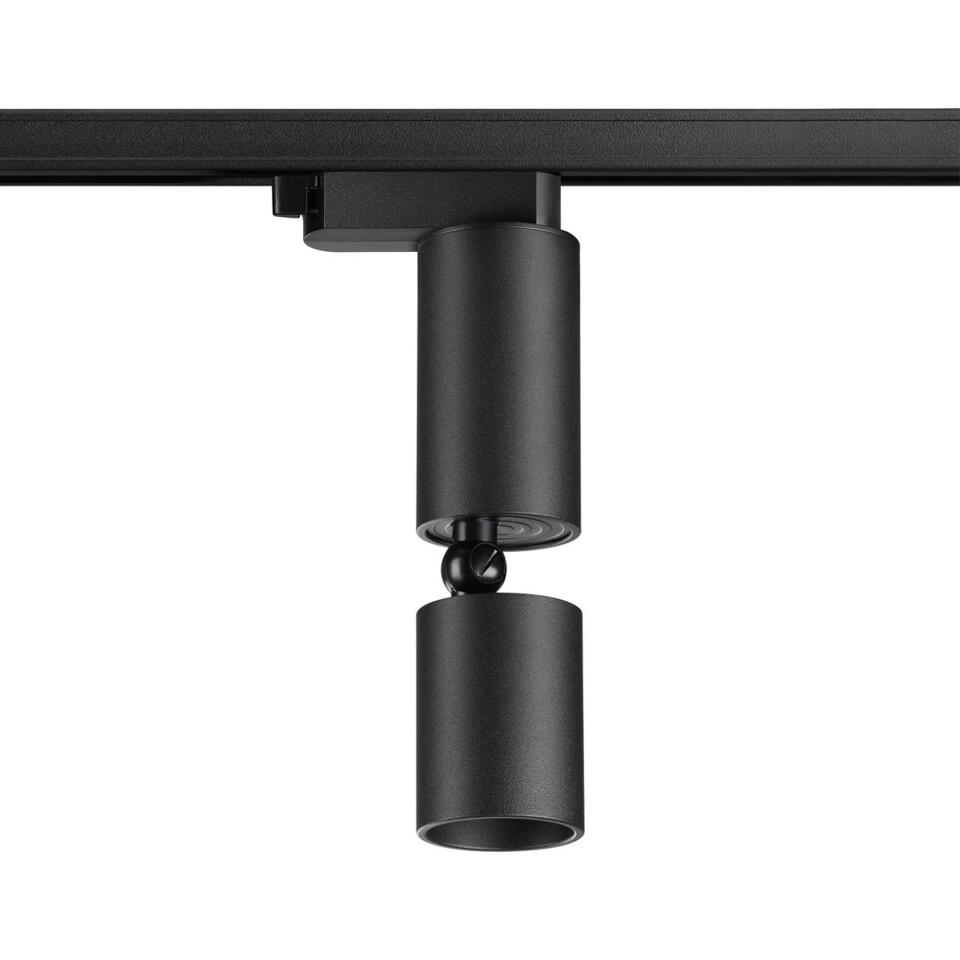 Фото №10  NOVOTECH 359319 PORT NT24 210 черный Светильник трековый однофазный трехжильный IP20 LED 5W 85-265V 3000K 600Лм TUBO