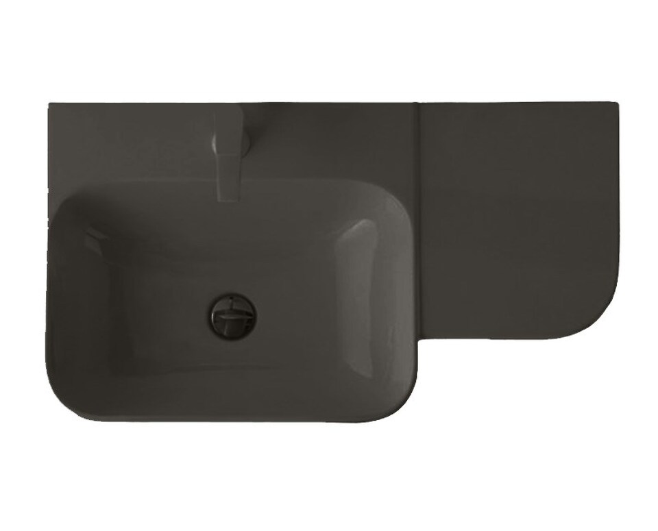 Фото №10  Раковина 40820 Althea Cover раковина подвесная 80x46  Матовое железо Plus-Ton®
