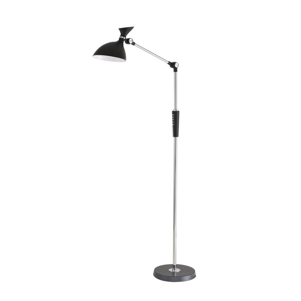 Фото №6  Торшер LUMION 8331/15FL LEDIO LN26 458 черный, металл/пластик Торшер LED 15W 3000/4000/6000K 220-240V ССТ/диммер HORSA
