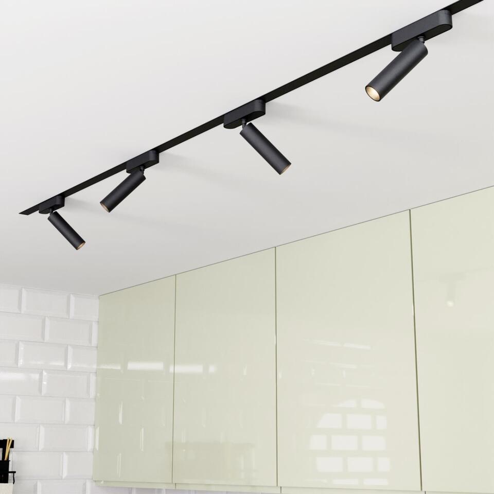 Фото №6  NOVOTECH 359084 SHINO NT23 182 черный Трековый светильник для низков. шинопровода IP20 LED 4000K 7W 48V 630Лм SMAL