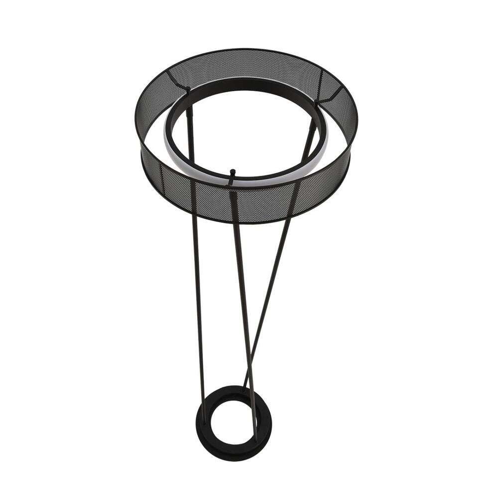 Фото №8  Торшер LUMION 8370/30FL LEDIO LN26 304 черный, металл/силикон Торшер LED 30W 3000/4000/6000K 220V ALVA