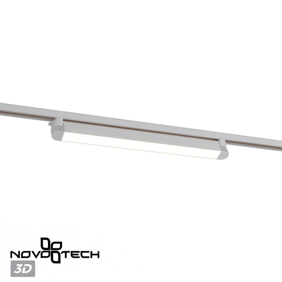 Фото №8  NOVOTECH 359794 PORT NT25 236 белый Светильник однофазный двухжильный трековый с переключ. цв. температуры IP20 LED 24W 180-265V 2700К/3200К/4000К ITER
