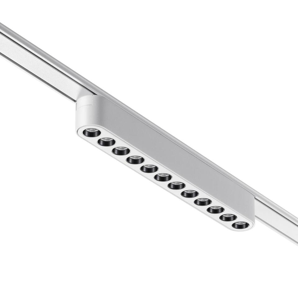 Фото №5  NOVOTECH 359243 SHINO NT23 179 белый Трековый светильник для низковольтного шинопровода IP20 LED 12W 48V 1140Лм 3000К SMAL