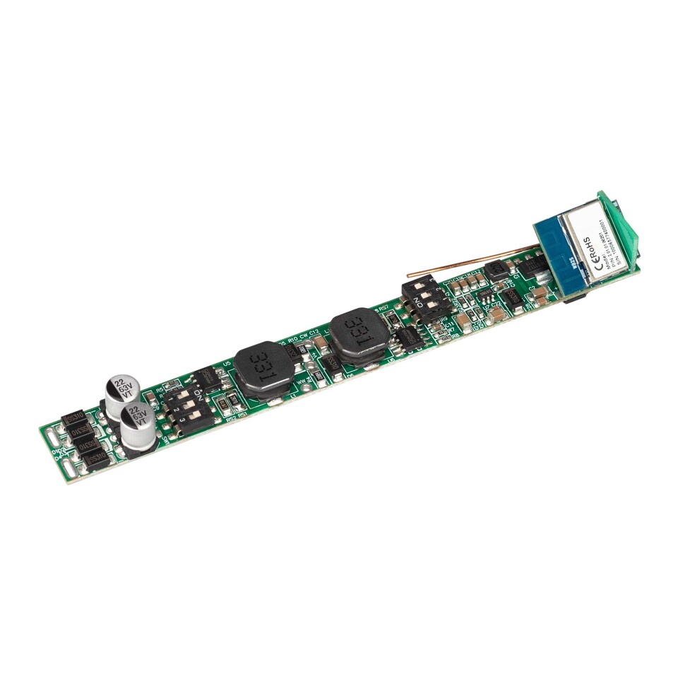 Фото №1  IARL INTELLIGENT ARLIGHT Диммер SMART-CC-202-72-MIX-IN (48V, 2x150-500mA, Track, TUYA Wi-Fi, 2.4G) ( Контроллер)