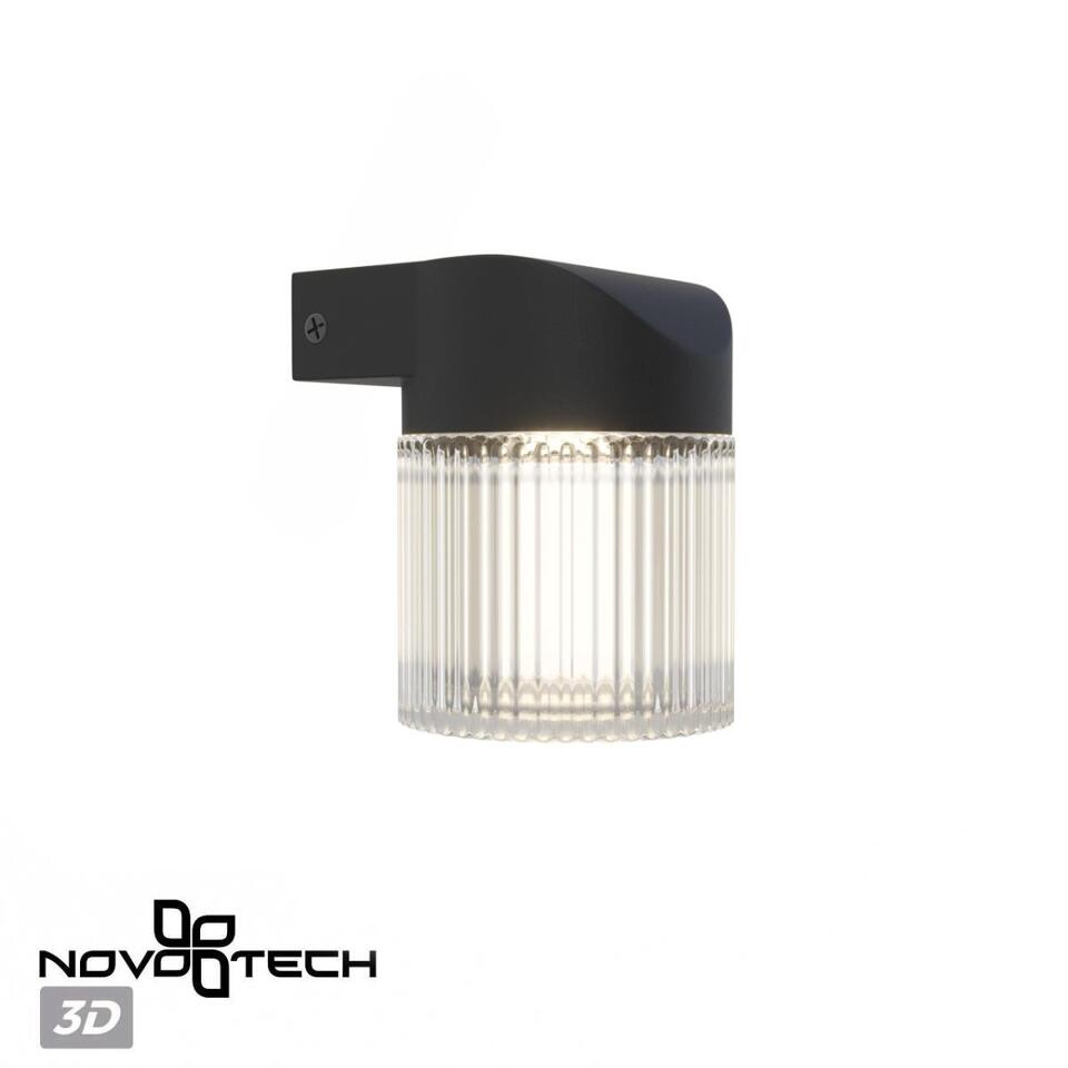 Фото №7  NOVOTECH 359291 STREET NT24 720 черный Светильник ландшафтный настенный IP65 LED 7W 4000K 175-265V ESTIMA