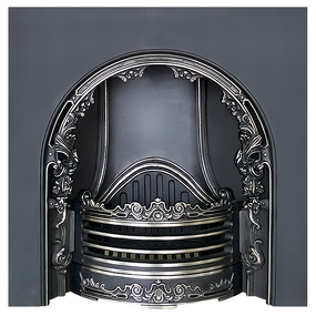 Фото Камин EXEMET Argus 1000x995x270, черный с полировкой элементов