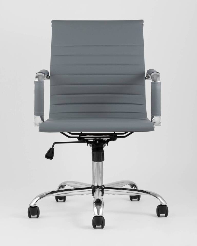 Фото №10  Кресло Кресло офисное TopChairs City S серое