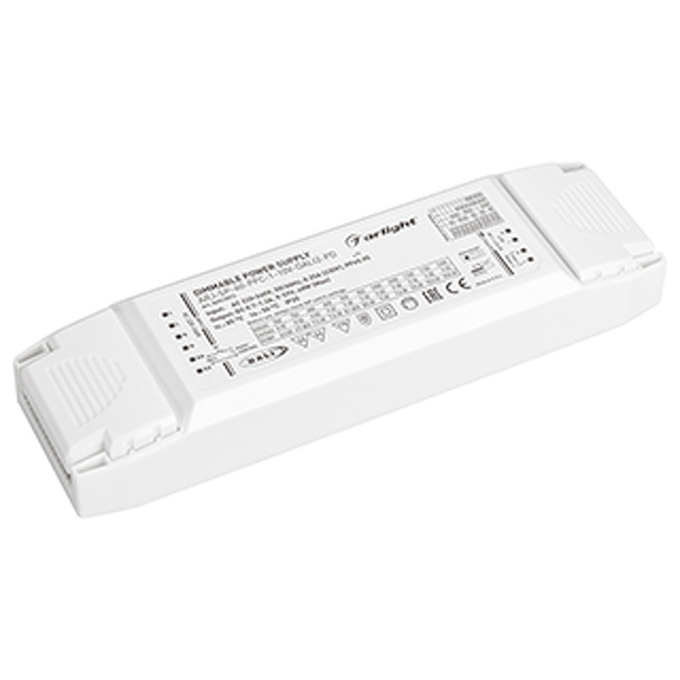 Фото №1  Arlight Блок питания ARJ-SP-40-PFC-1-10V-DALI2-PD (40W, 700-1200mA) ( IP20 Пластик, 5 лет)