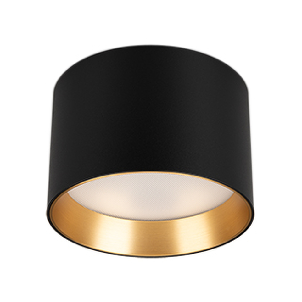Фото №1  Arlight Светильник SP-BISCOTTO-R120-12W Warm3300-MIX (BK-GD, 80 deg, 230V) ( IP54 Металл, 5 лет)