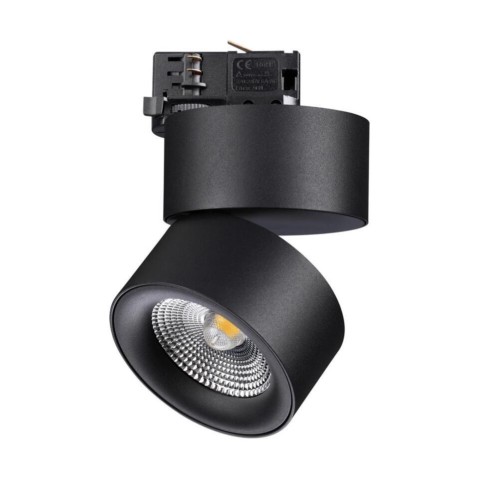 Фото №5  NOVOTECH 358787 PORT NT21 271 черный Трехфазный трековый светодиодный светильник IP20 LED 25W 4000K 2200Лм 100-265V GRODA