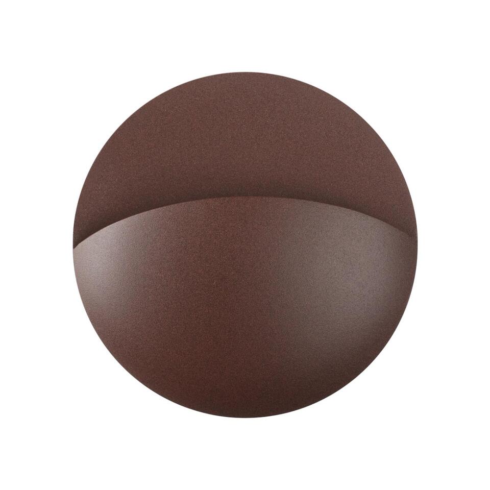 Фото №7  NOVOTECH 359534 STREET NT25 000 коричневый Светильник ландшафтный настенный IP54 LED 10W 100-240V 3000К HALO