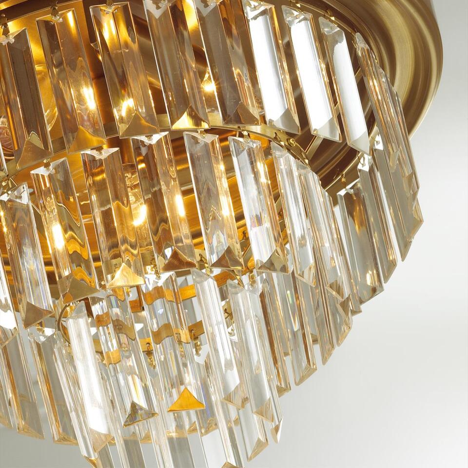 Фото №5  Люстра LUMION 5257/4C CLASSI LN26 119 латунь Люстра потолочная E14 4*40W 220V ZAHA