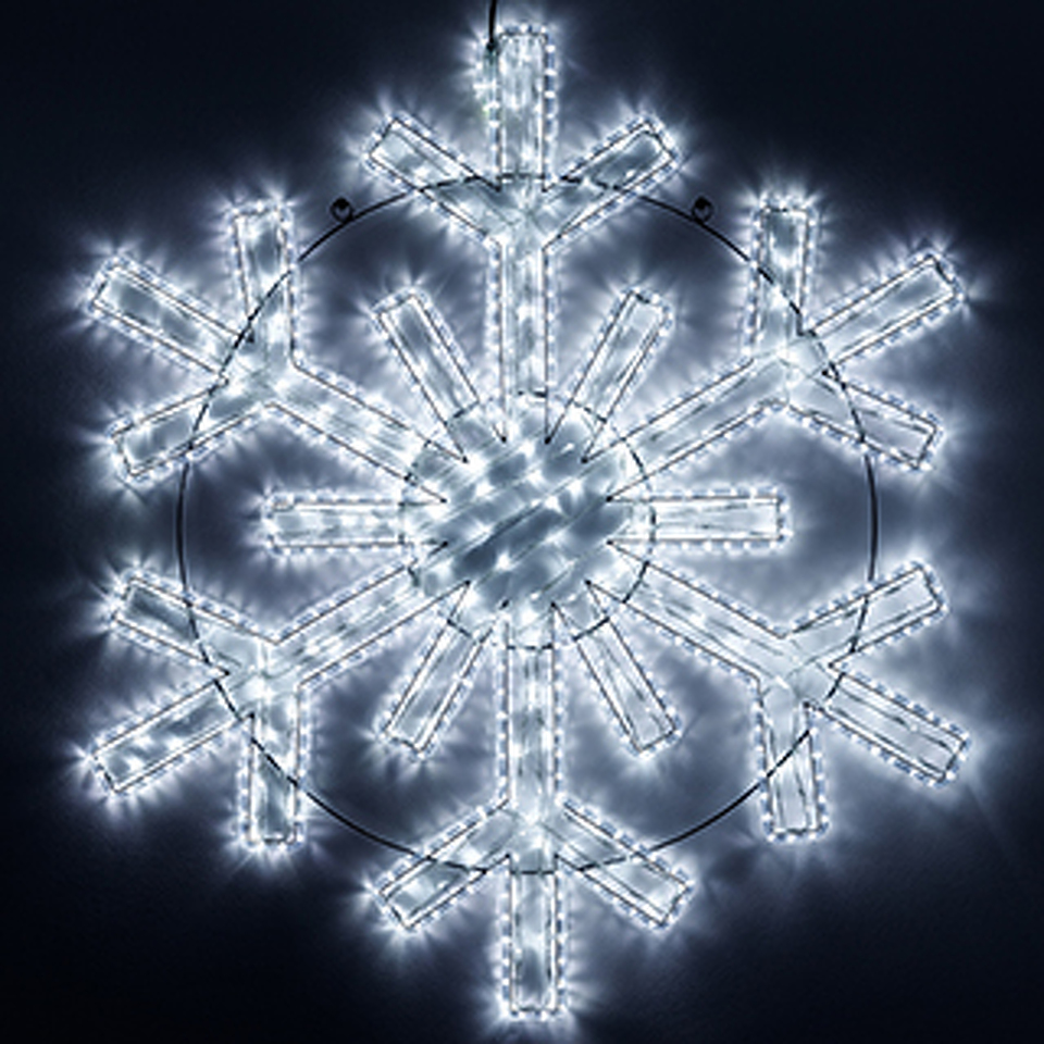Фото №1  Ardecoled Фигура светодиодная ARD-SNOWFLAKE-M11-1250x1200-604LED White (230V, 36.5W) ( IP65)