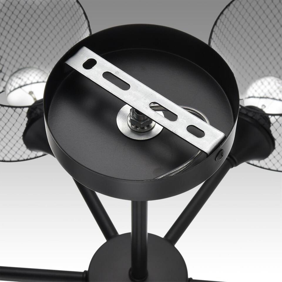Фото №12  Люстра LUMION 8238/6C COUNTY LN26 310 черный металл Люстра потолочная Е27 6*60W 220V TIDINA