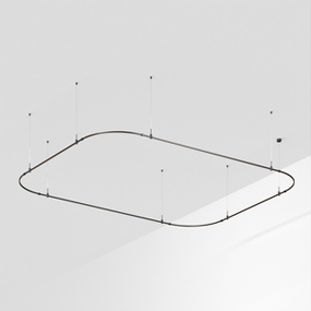 Фото Arlight Основание ART-APRIORI-RECTANGLE-SOFT-HANG-4500x3500 (BK) ( IP20 Металл, 3 года)