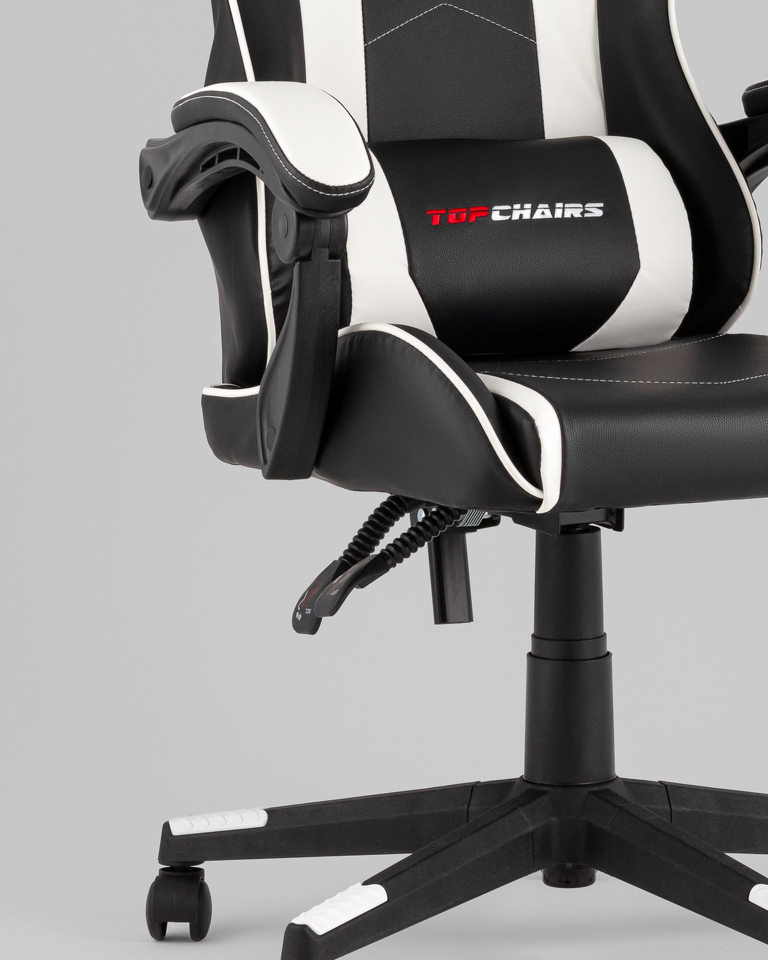 Фото №10  Кресло Кресло спортивное TopChairs Shadow черно-белый