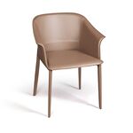 Превью фото №3  Top concept Стул с подлокотниками Джио, кожа хаки-тауп