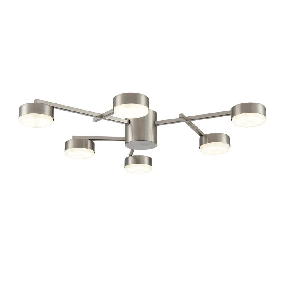 Фото №7  Люстра LUMION 8115/6C COMFI LN26 248 никель, металл Люстра потолочная LED GX53 6*7W 220V DABRA