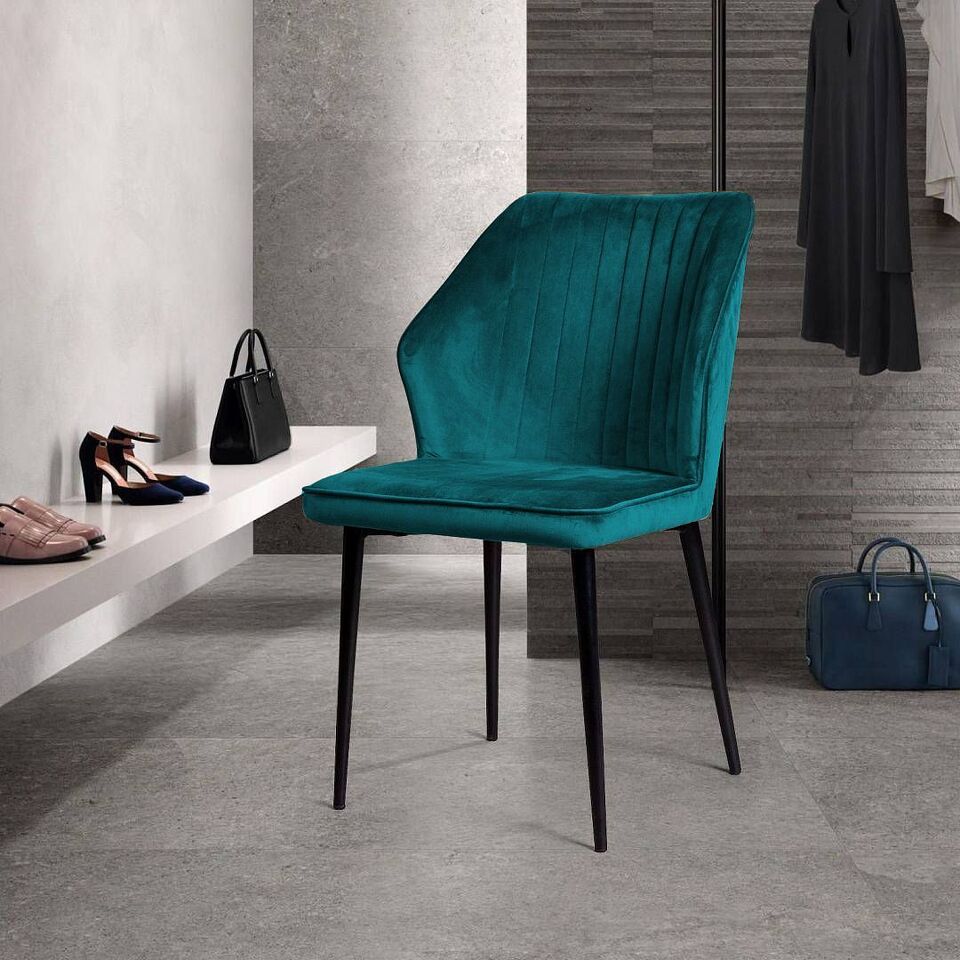 Фото №13  Top concept Стул Берг, бархат бирюзовый 87
