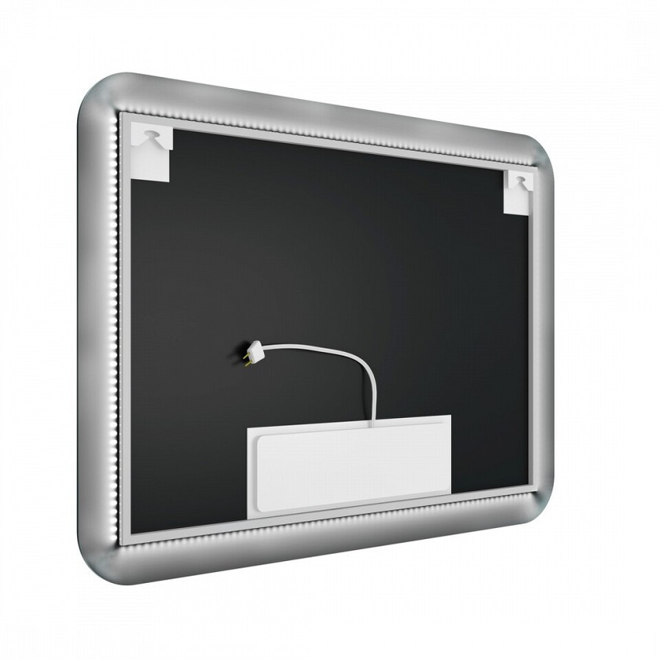 Фото №15  Teymi Зеркало Solli Black Soft Line 80x60, LED подсветка, сенсор на взмах T20232S