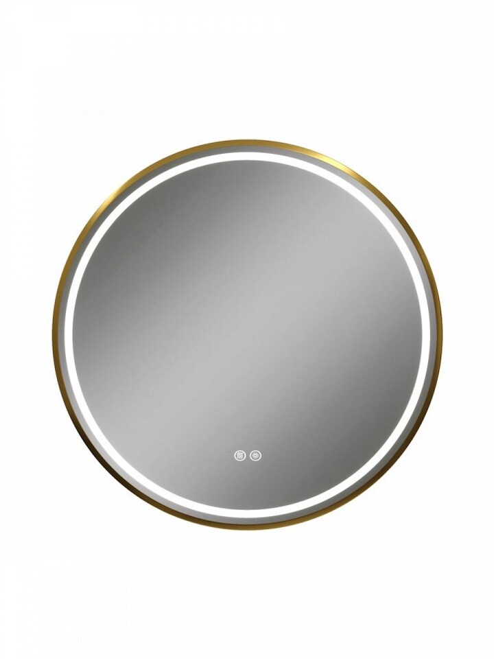 Фото №32  Teymi Зеркало Lina Supernova Gold D60, LED подсветка, сенсор, антипар T20121