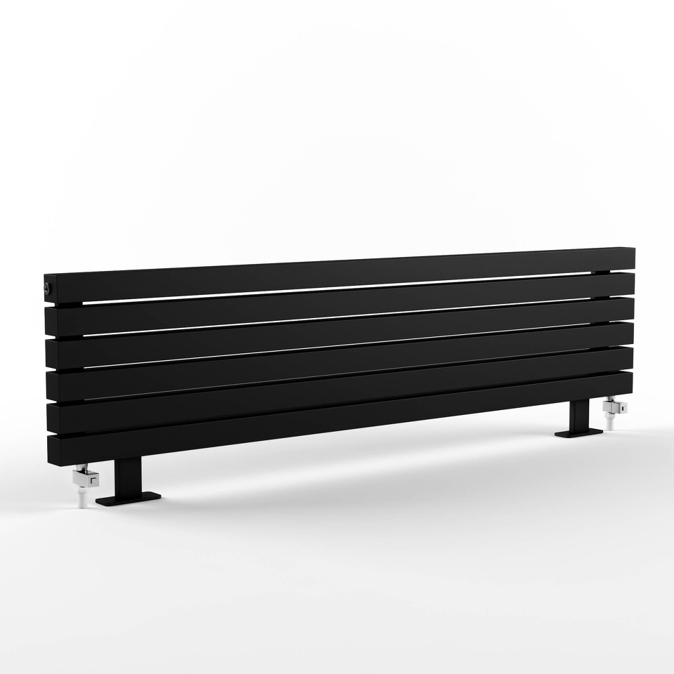 Фото №3  Радиатор Warmmet Power 60HN ширина 1500 мм секций 4 цвет белый  тип подключения: нижнее левое