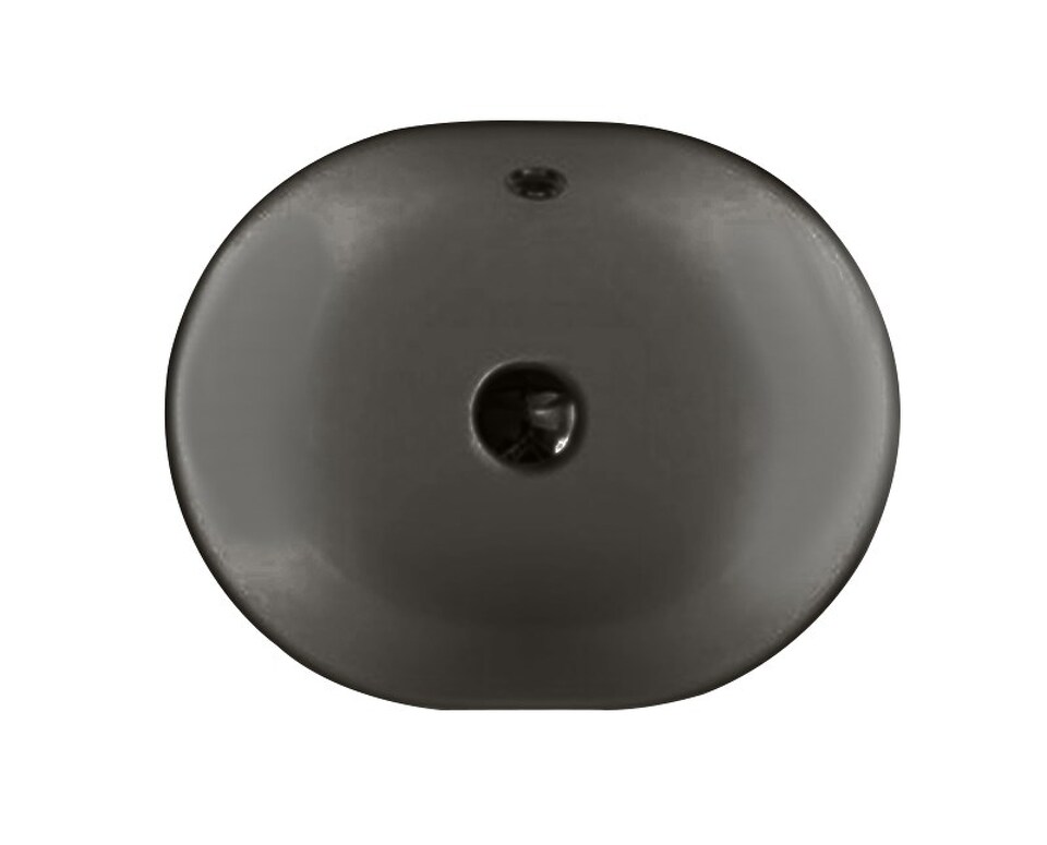 Фото №6  Раковина 41850 / PCV45A Althea Cover раковина накладная с переливом 45x35  Матовое железо Plus-Ton®