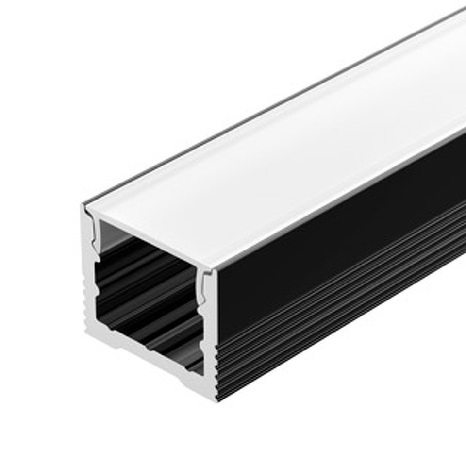 Фото №1  Arlight Профиль SL-SLIM-H13M-2000 BLACK ( Алюминий)