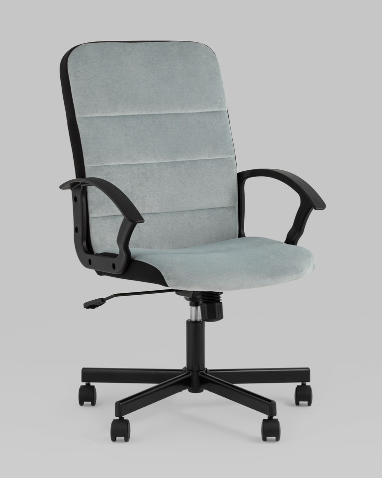 Фото №10  Кресло Компьютерное кресло TopChairs ST-TRACER серо-голубой