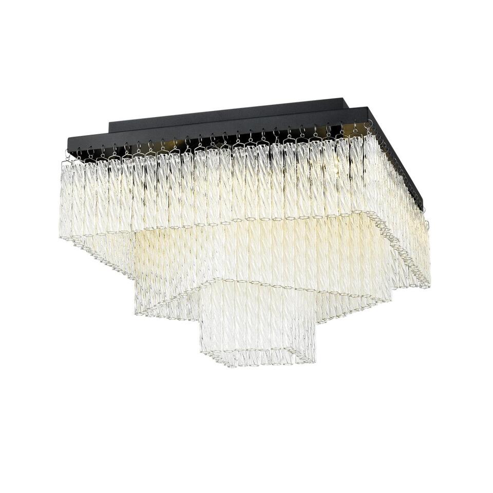 Фото №5  Люстра LUMION 6576/11CS CLASSI LN24 000 черный/прозрачный/металл/стекло Люстра потолочная G9 11*20W 220V SPIRALS