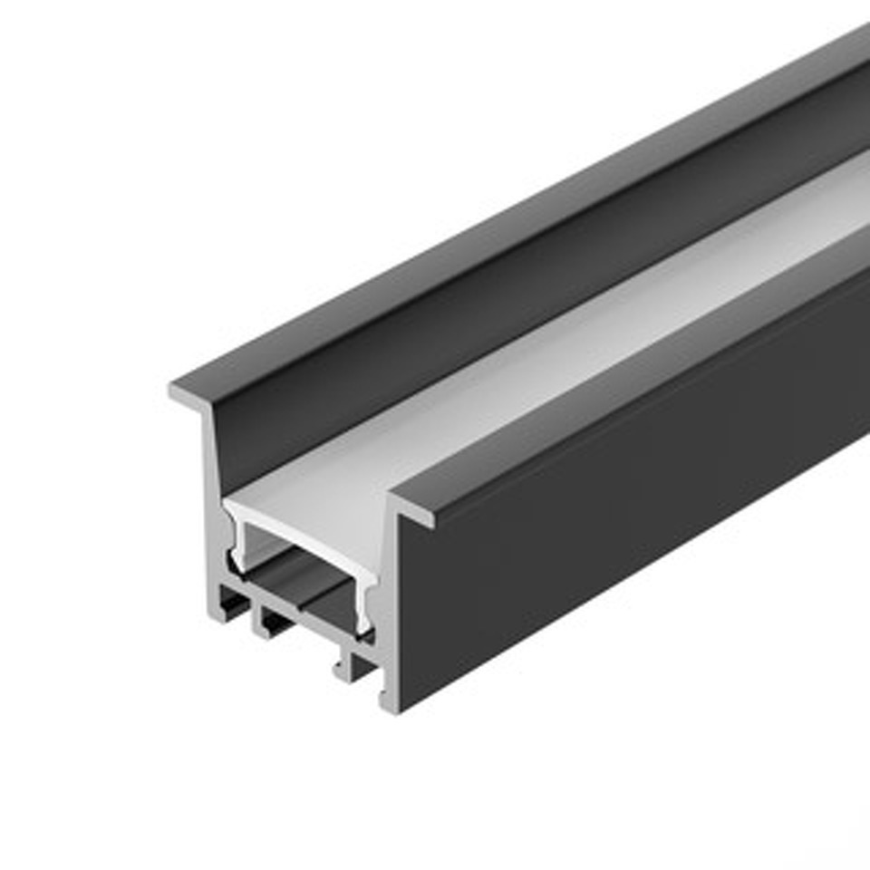 Фото №1  Arlight Профиль SL-COMFORT-2316-F-2000 ANOD BLACK ( Алюминий)