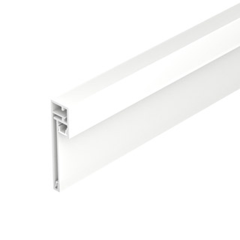 Фото №1  Arlight Профиль PLINTUS-H54B-2000 WHITE ( Алюминий)