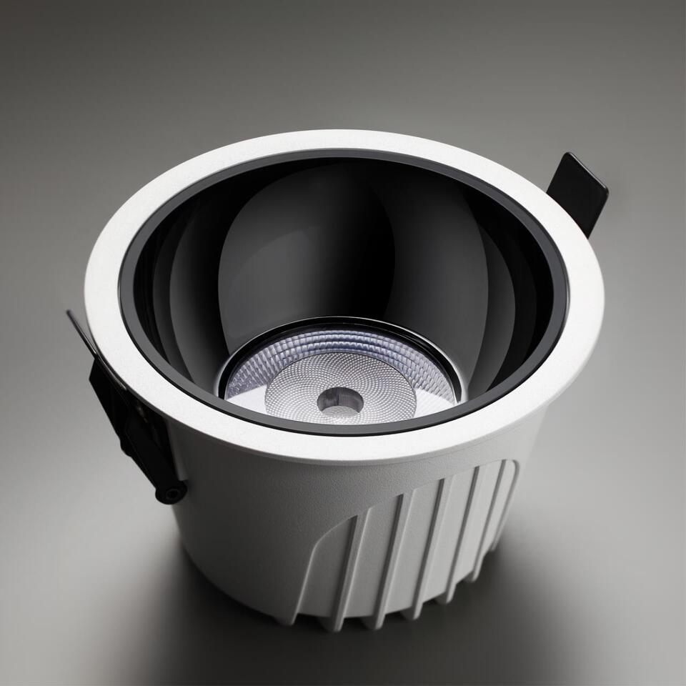 Фото №5  NOVOTECH 358695 SPOT NT21 462 белый/черный Светильник встраиваемый светодиодный IP20 LED 4000К 20W 100-265V KNOF