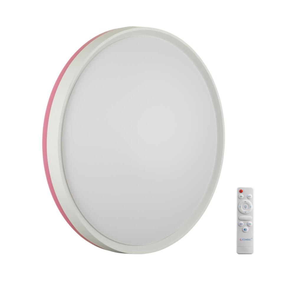 Фото №10  SONEX 7708/EL COLOR SN 154 Светильник пластик/розовый LED 70Вт 3000-6000К D500 IP43 пульт ДУ KEZO PINK
