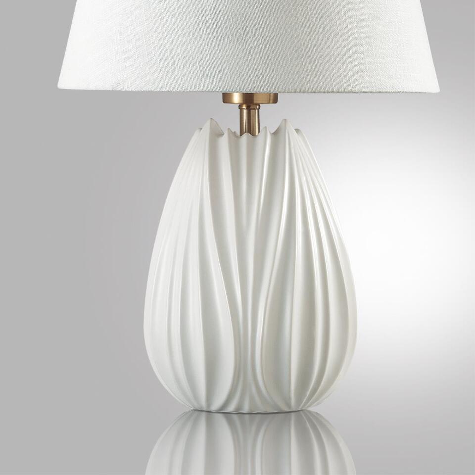 Фото №7  Настольная лампа LUMION 8121/1T COMFI LN26 477 белый, керамика/текстиль Настольная лампа E27 1*60W 220V SONA