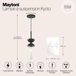 Превью фото №12  Подвесной светильник Подвесной светильник Maytoni MOD178PL-01B
