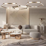 Превью фото №6  Подвесной светильник 10243XL Gold Подвесной светильник LOFT IT Titanium