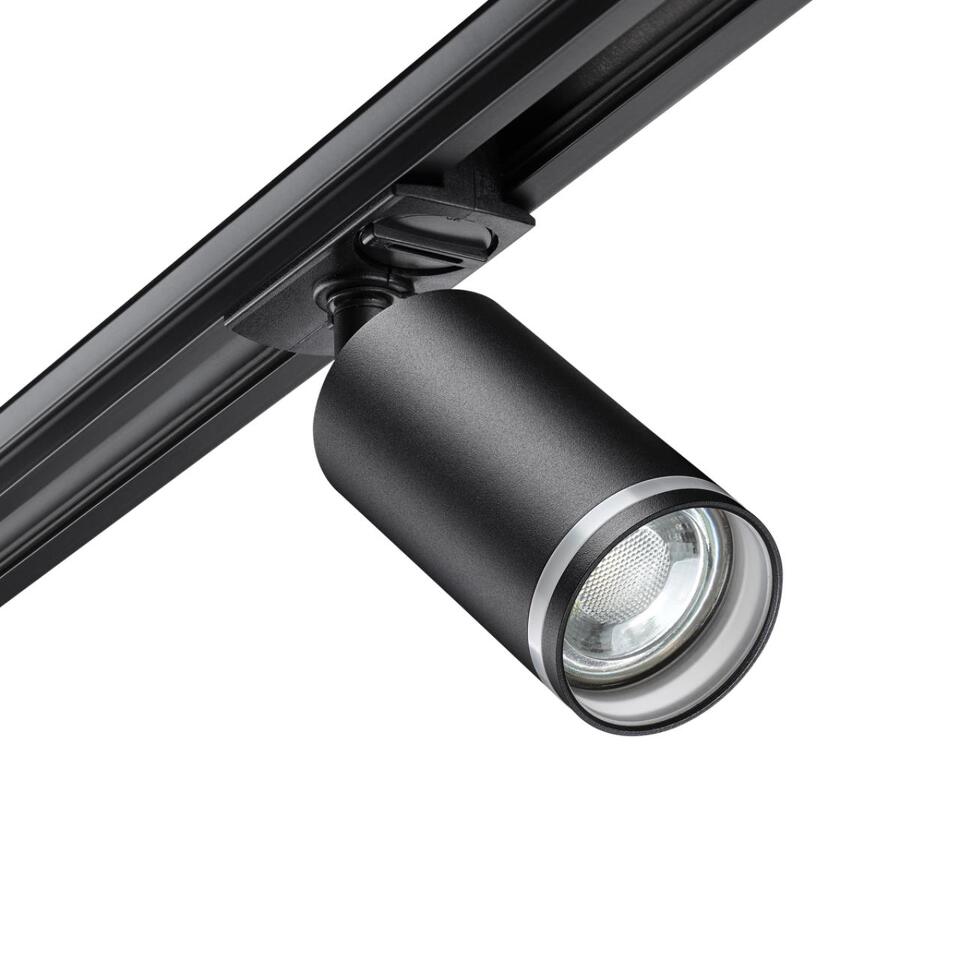Фото №5  NOVOTECH 370877 PORT NT22 203 черный Светильник трековый однофазный двухжильный IP20 GU10 9W 220V ULAR