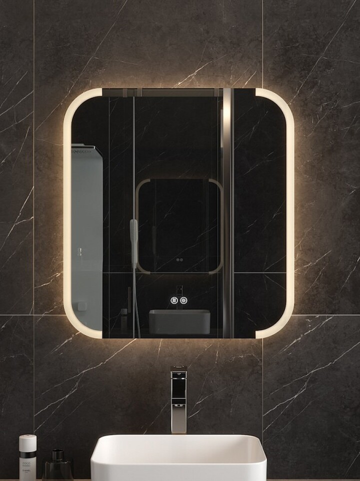 Фото №32  Teymi Зеркало Solli Luxor 600х650, LED подсветка, сенсор, антипар T20401