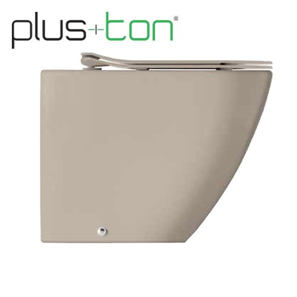 Фото №6  Унитаз 40374R Althea Cover Rimless Plus+Ton унитаз приставной 52x36  Матовый бежевый Plus-Ton®