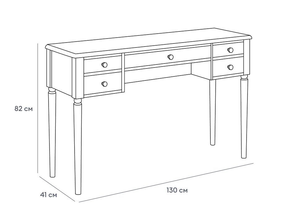 Фото №6  OGOGOHOME Туалетный столик Blues