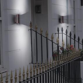 Фото NOVOTECH 370407 STREET NT18 752 коричневый Ландшафтный светильник IP54 GU10  2*50W 220-240V LANDSCAPE