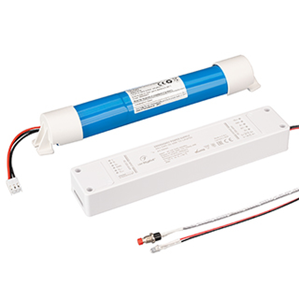 Фото №1  Arlight Блок аварийного питания ARJ-EMG-50-40W-1H-LiFePO4 ( IP20 Пластик, 3 года)
